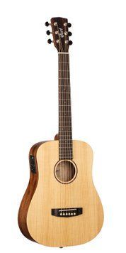CORT EARTH MINI E Adirondack (Open Pore) - елктроакустична гітара, Натуральний