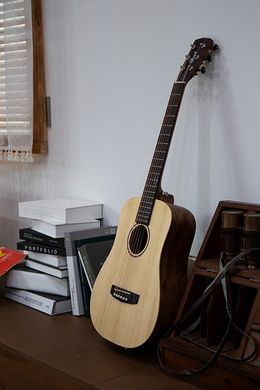 CORT EARTH MINI E Adirondack (Open Pore) - электроакустическая гитара, Натуральный