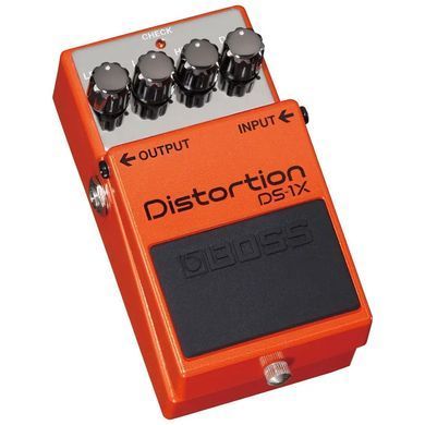 Boss DS 1X Distortion - Педаль ефектів для гітари, Червоний