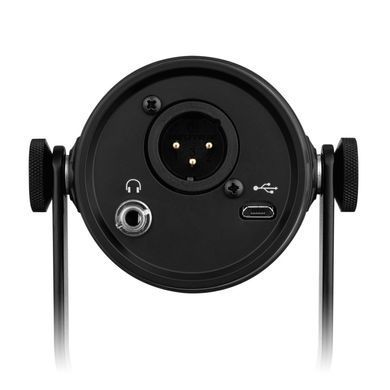 SHURE MV7-K-BNDL - мікрофон для запису подкастів, Черный