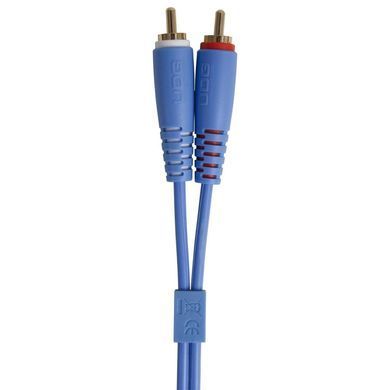UDG Set RCA Straight-RCA Angled Blue 3m (U97005LB) - профессиональный стереофонический аудиокабель, Голубой