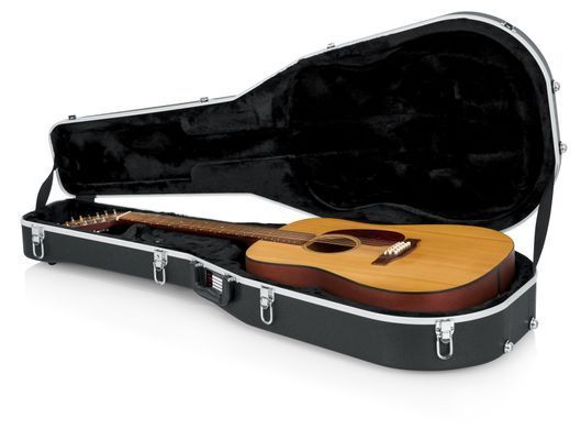 GATOR GC-DREAD-12 12-String Dreadnought Guitar Case - кейс для акустической гитары, Черный