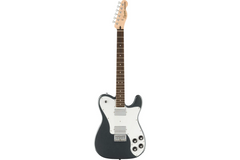SQUIER by FENDER AFFINITY SERIES TELECASTER DELUXE HH LR CHARCOAL FROST METALLIC, Черный