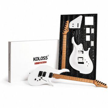 KOLOSS GT-4M WH DIY KIT - електрогітара , Білий