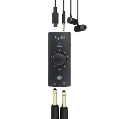 IK MULTIMEDIA iRIG USB - гітарний процесор, Черный
