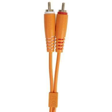 UDG Set RCA Straight-RCA Angled Orange 3m (U97005OR) - профессиональный стереофонический аудиокабель, Оранжевый