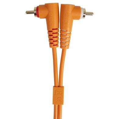 UDG Set RCA Straight-RCA Angled Orange 3m (U97005OR) - профессиональный стереофонический аудиокабель, Оранжевый