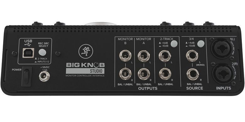 MACKIE Big Knob Studio - Мониторный контроллер, Черный