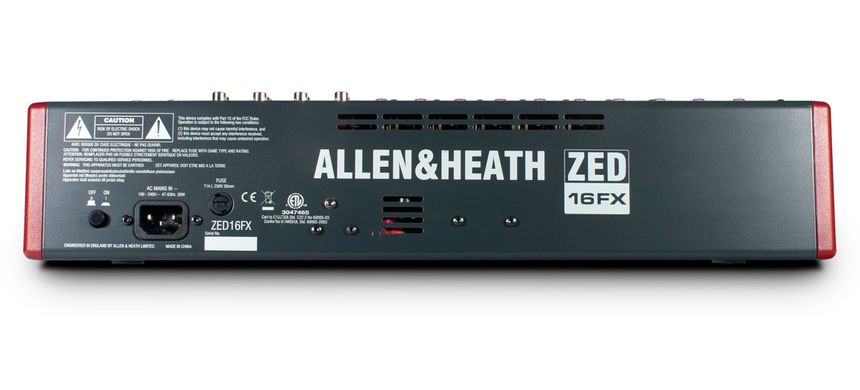 Allen Heath ZED-16FX, Черный