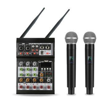 4all Audio F4A-MIC &mdash; компактный микшерный пульт со встроенной радиосистемой, Черный