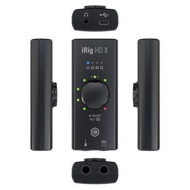 IK MULTIMEDIA iRIG HD X - процессор эффектов, Черный