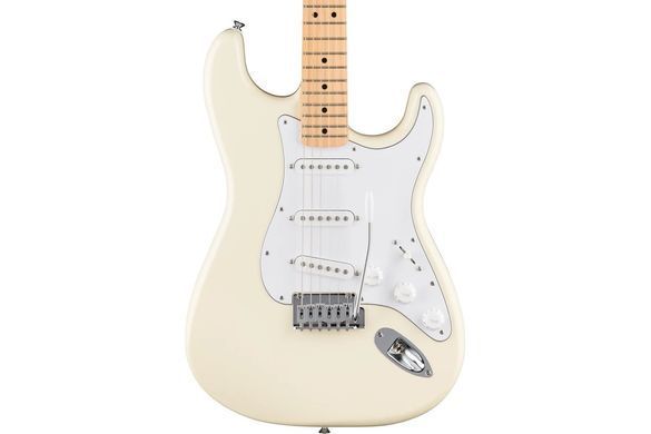 Fender Standard Stratocaster MN Olympic White - Електрогітара, Білий