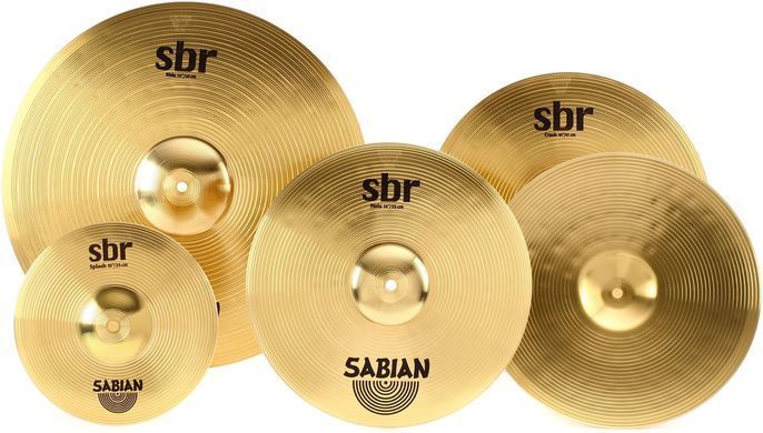 SABIAN SBr Performance Set with 10" Splash - комплект тарілок для ударних, Золотий