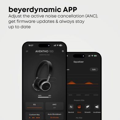 Beyerdynamic Aventho 100 black - Бездротові навушники, Черный