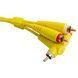 UDG Set RCA Straight-RCA Angled Yellow 3m (U97005YL) - професійний стереофонічний аудіокабель, Жовтий