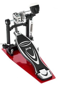 Millenium PD-122 Pro Bass Drum Pedal, Червоний