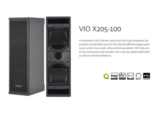 dBTechnologies VIO X205-100, Черный