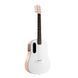 LAVA MUSIC LAVA ME PLAY Light Peach / Frost White - трансакустическая гитара, Розовый
