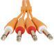 UDG Set Jack-Jack Orange 1,5m (U97002OR) - професійний подвійний аудіокабель, Черный