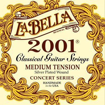 La Bella  2001FLA-MED  - струни для класичної гітари , ассорти