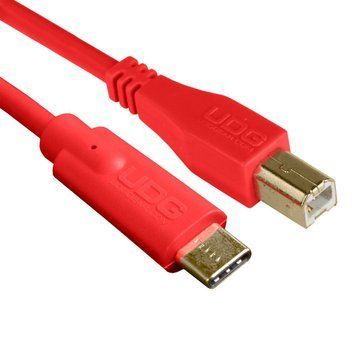 UDG Ultimate Audio Cable USB 2.0 C-B Blue 1,5m &mdash; практичний USB-кабель, Черный