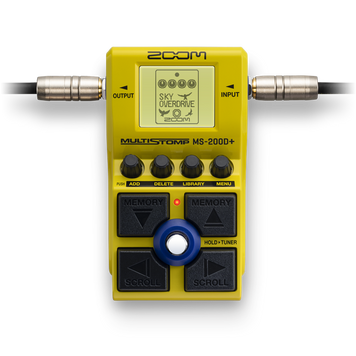 Zoom MS-200D+ - процессор эффектов, Жёлтый