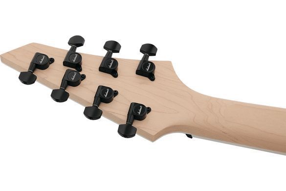 Jackson JS22Q-7 DKA Dinky Arch Top HT Transparent Black Burst - Электрогитара, Черный