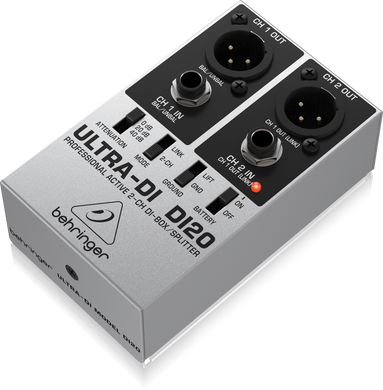 BEHRINGER DI20 - Директ-бокс, Серебристый