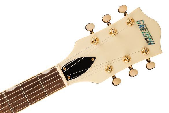 Gretsch Electromatic Pristine Ltd Center Block Double-Cut With Bigsby White Gold - напівакустична гітара, Білий