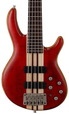 CORT A5 Plus FMMH (Open Pore Black Cherry) - бас-гитара, Красный