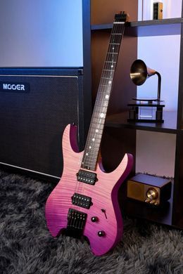 Mooer MHL100 (Purple Burst) - электрогитара , Розовый