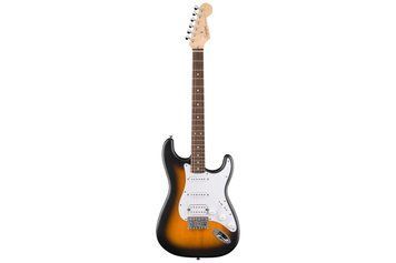 Squier by Fender Debut Stratocaster HT HSS 2-Color Sunburst &ndash; електрогітара, Коричневий