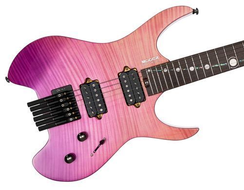 Mooer MHL100 (Purple Burst) - электрогитара , Розовый