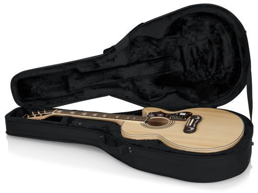 GATOR GL-JUMBO Jumbo Acoustic Guitar Lightweight Case - кейс для акустичної гітари, Черный