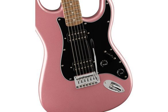 SQUIER by FENDER Affinity Series Stratocaster HH LR Burgundy Mist - Электрогитара, Розовый