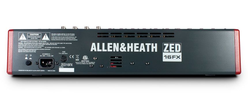 ALLEN&HEATH ZED-16FX, Черный