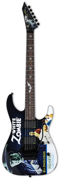 LTD KH-WZ White Zombie (Black w/Graphic), Темно-синій