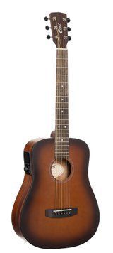 CORT EARTH GO (Open Pore Brown Burst) - електроакустична гітара, Коричневий