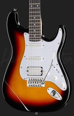 Harley Benton ST-20HSS SB Standard Series - Електрогітара, Коричневий