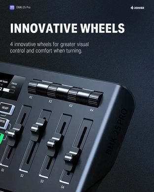 DONNER DMK-25 Pro - MIDI-клавіатура, Черный