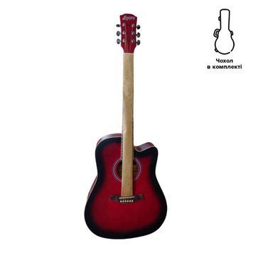 Figure 246RB (Matte Red Burst) + чохол - акустическая гитара , ассорти