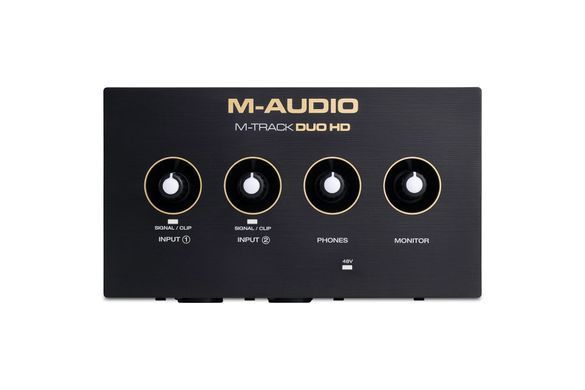 M-AUDIO M-Track Duo HD - аудиоинтерфейс, Черный
