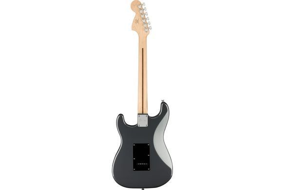 Squier by Fender Affinity Series Stratocaster HH LR Charocal Frost Metallic - Електрогітара, Черный