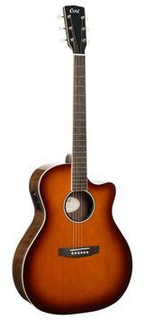 Cort Exotic-GA Walnut (Sunburst) - електроакустична гітара, Коричневий