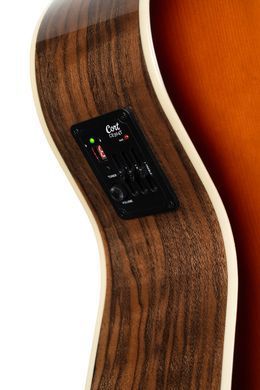 Cort Exotic-GA Walnut (Sunburst) - електроакустична гітара, Коричневий