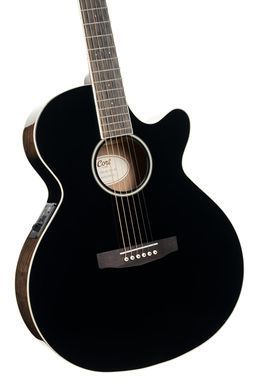 Cort Exotic-SFX Ash (Black Gloss) - електроакустична гітара , ассорти
