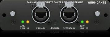 BEHRINGER WING-DANTE - Плата расширения WING, Черный