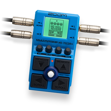 Zoom MS-70CDR+ - процессор эффектов, Темно-синий
