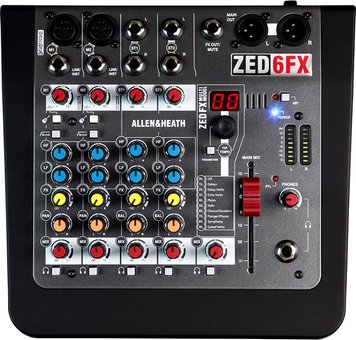 ALLEN&HEATH ZED-6FX, Черный