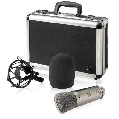 Behringer B2 PRO - Студийный конденсаторный микрофон, Серебристый